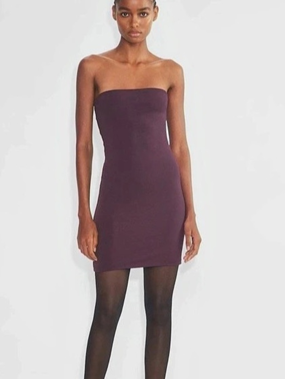 Aritzia Original Contour Enrapture Mini Tube Dress Purple XS